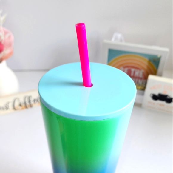 💚💙🩷 Starbucks 🥤 Ombre Stainless Steel Venti 24oz Cold Cup ☆》NWT《☆ - Picture 4 of 7